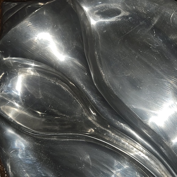 *Mariposa Vtg Retired Conch Shell Chip N Dip Handcrafted Aluminum - Picture 6 of 6